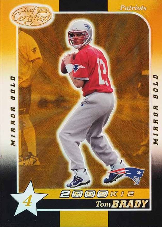 2000 Leaf Certified Tom Brady #207 Football Card