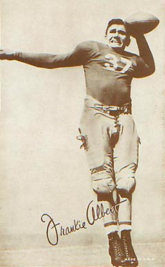 1948 Exhibits Frankie Albert # Football Card