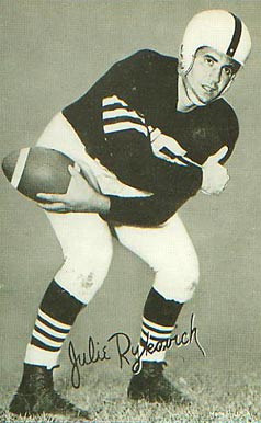 1948 Exhibits Julie Rykovich # Football Card