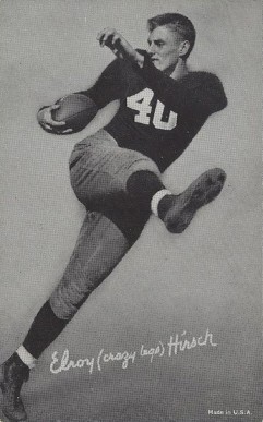 1948 Exhibits Elroy Hirsch # Football Card