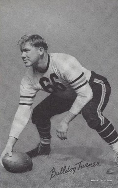 1948 Exhibits Bulldog Turner # Football Card