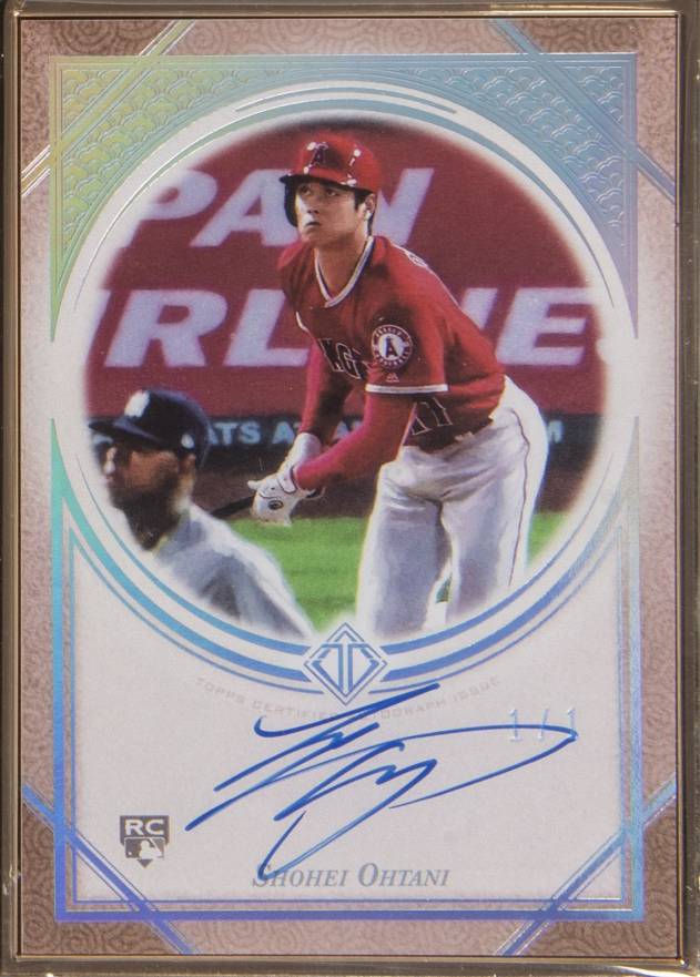 2018 Topps Transcendent Japan Autographs  Shohei Ohtani #TASO17 Baseball Card