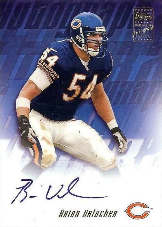 2001 Topps Certified Autograph Brian Urlacher #TA-BU Football Card