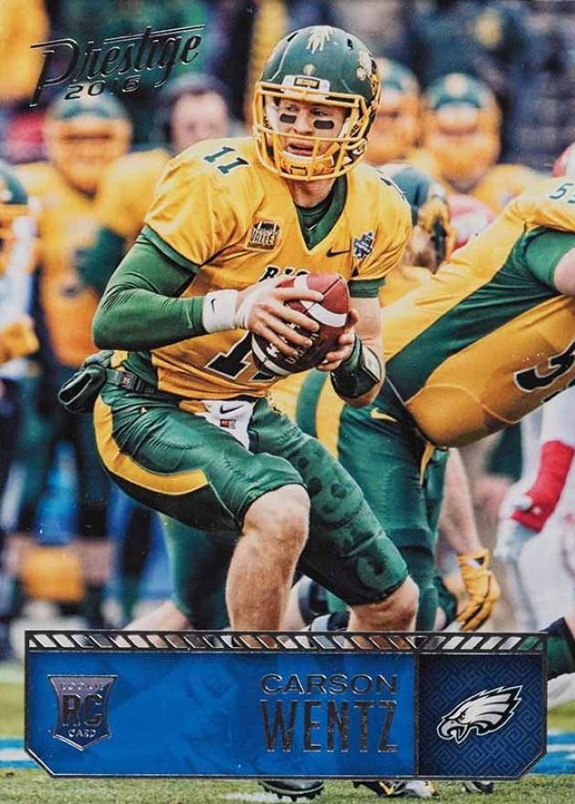 2016 Panini Prestige Carson Wentz #202 Football Card