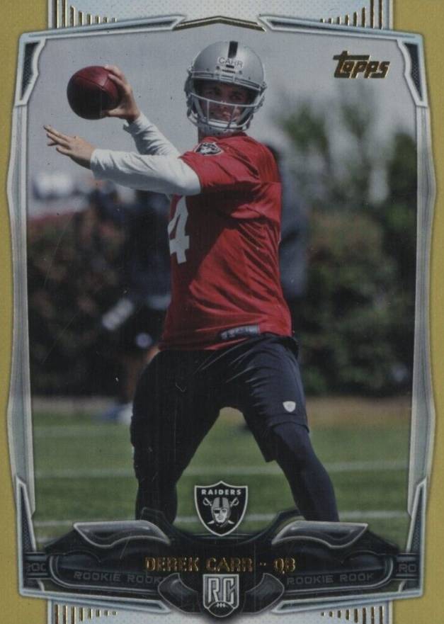 2014 Topps Derek Carr #438 Football Card