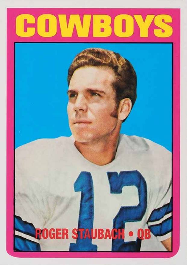 2012 Topps Rookie Reprint Roger Staubach #200 Football Card