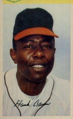 1969 MLB Photostamps Hank Aaron # Baseball Card