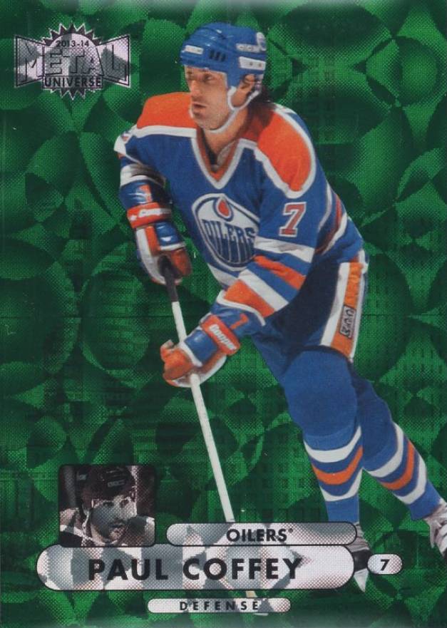 2013 Fleer Showcase Metal Universe Paul Coffey #MU-21 Hockey Card