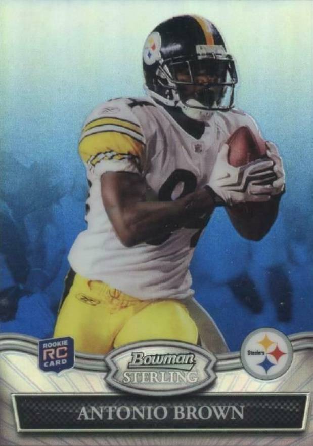 2010 Bowman Sterling Antonio Brown #44 Football Card