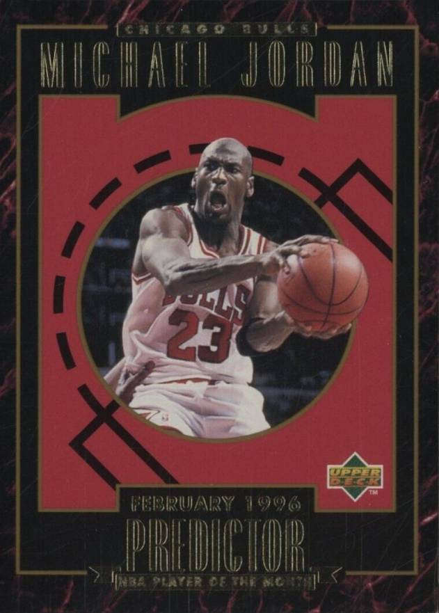 1995 Upper Deck Predictor Player of Month Michael Jordan #R3 Basketball Card