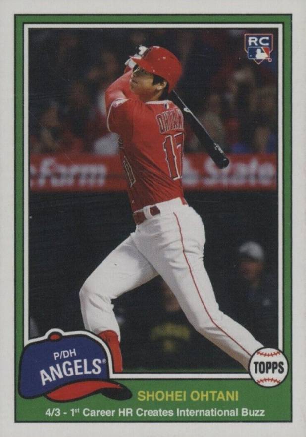 2018 Topps Throwback Thursday Shohei Ohtani #229 Baseball Card