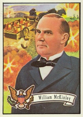 1972 Topps U.S. Presidents William McKinley #24 Non-Sports Card