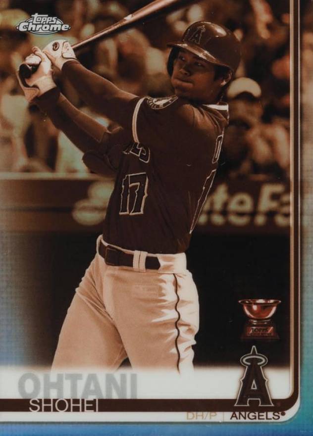 2019 Topps Chrome Shohei Ohtani #1 Baseball Card