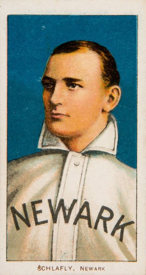 1909 White Borders Cycle 350 Schlafly, Newark #423 Baseball Card