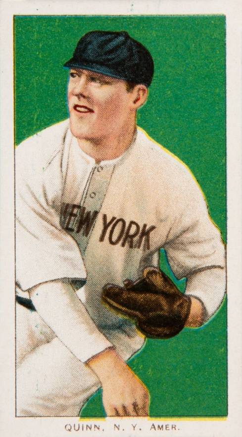 1909 White Borders Cycle 350 Quinn, N.Y. Amer. #402 Baseball Card