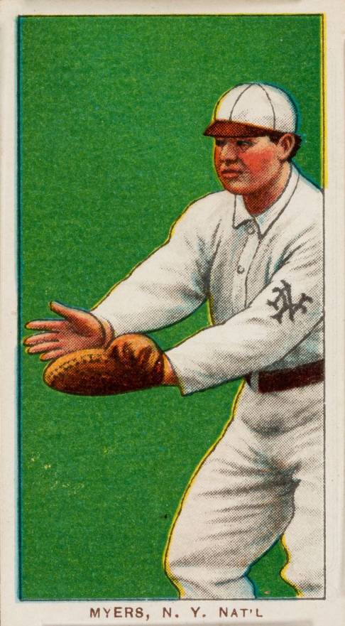 1909 White Borders Cycle 350 Myers, N.Y. Nat'L #355 Baseball Card