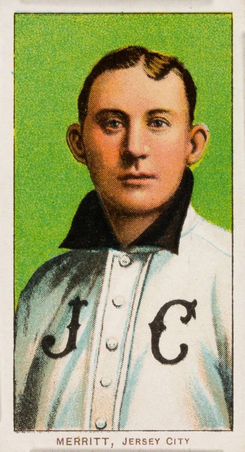 1909 White Borders Cycle 350 Merritt, Jersey City #332 Baseball Card