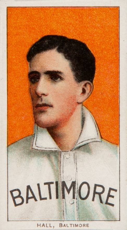 1909 White Borders Cycle 350 Hall, Baltimore #201 Baseball Card