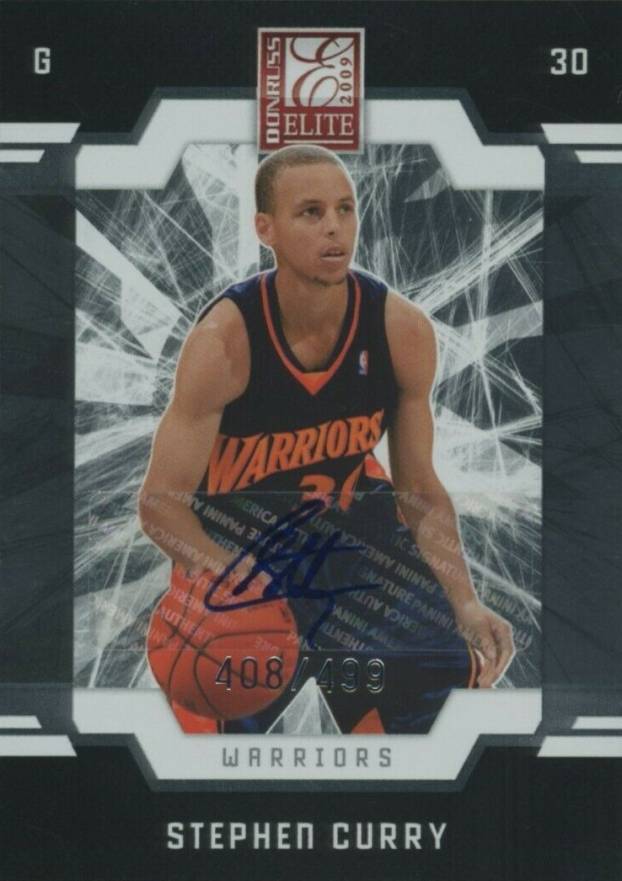 2009 Donruss Elite Stephen Curry #166 Basketball Card