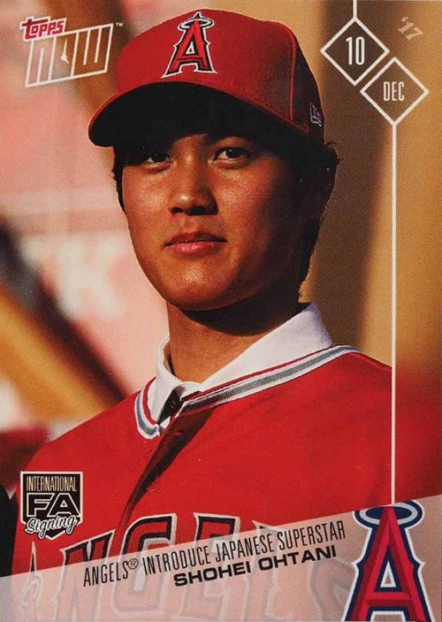 2017 Topps Now Off-Season Shohei Ohtani #OS-80 Baseball Card