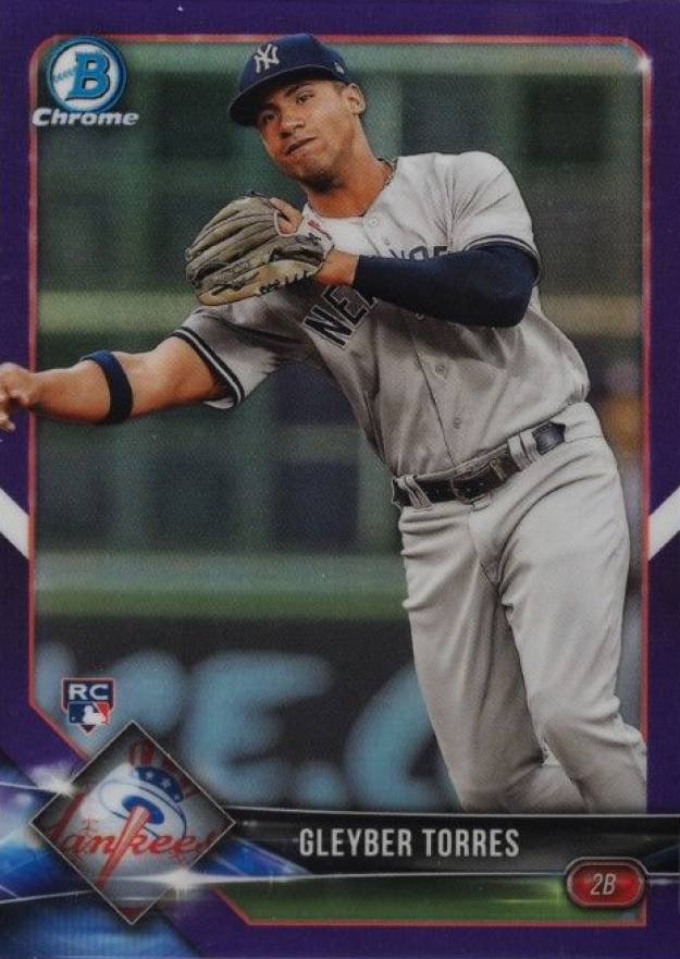 2018 Bowman Chrome Gleyber Torres #83 Baseball Card