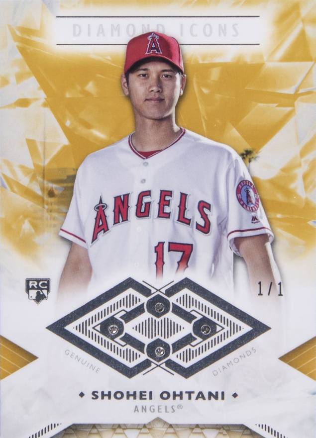 2018 Topps Diamond Icons Diamond Relics Quad Shohei Ohtani #DR-SO Baseball Card