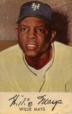 1953 Briggs Meats Willie Mays # Baseball Card