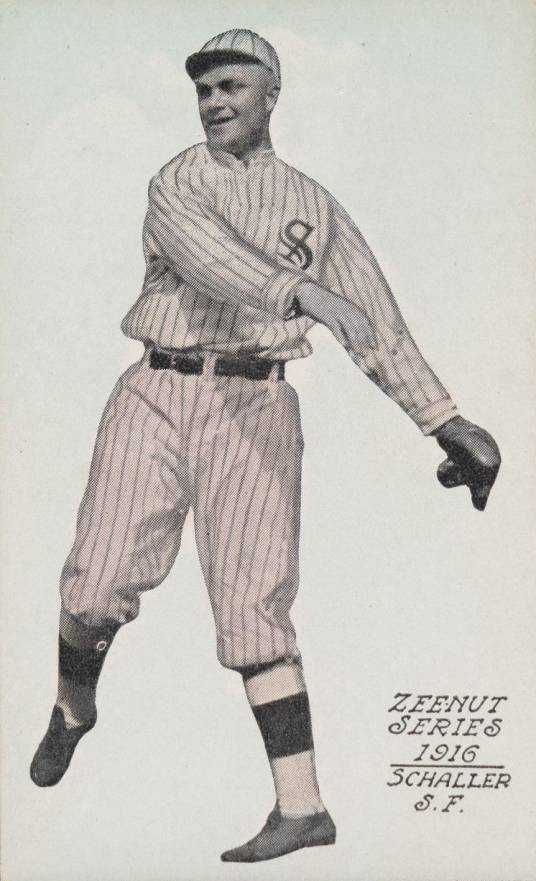 1916 Zeenut Schaller # Baseball Card