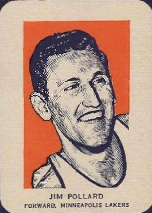 1952 Wheaties  Jim Pollard # Basketball Card