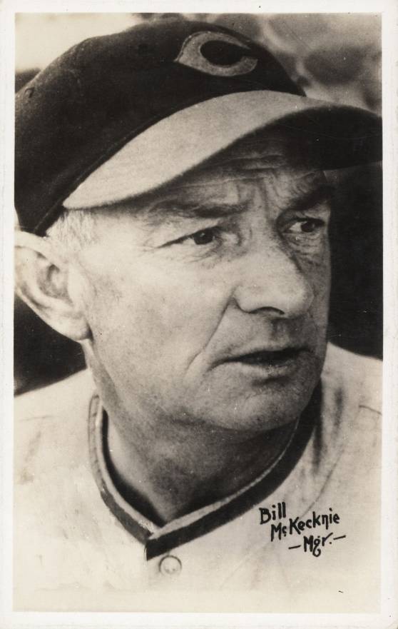 1937 Orcajo Postcards (1937-1939) Bill McKechnie # Baseball Card