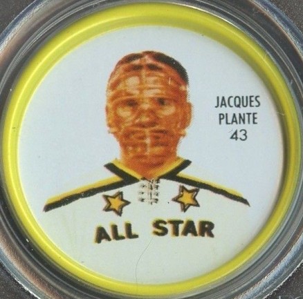 1962 Shirriff Coins Jacques Plante #43 Hockey Card