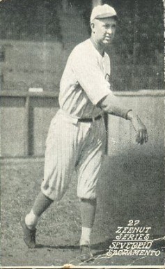 1927 Zeenut Pacific Coast League ! Hank Severeid # Baseball Card