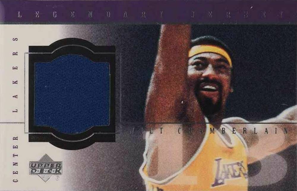 2000 Upper Deck Century Legends Legendary Jersey Wilt Chamberlain #WC-J Basketball Card