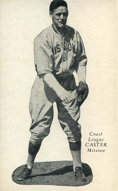 1932 Zeenut Pacific Coast League Caster # Baseball Card