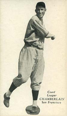 1932 Zeenut Pacific Coast League Chamberlain # Baseball Card