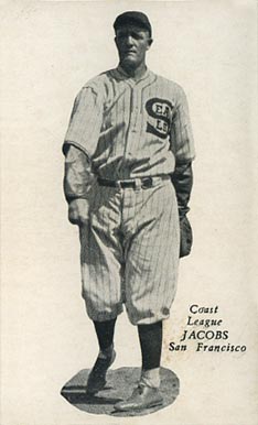 1932 Zeenut Pacific Coast League Jacobs # Baseball Card