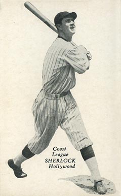 1932 Zeenut Pacific Coast League Sherlock # Baseball Card