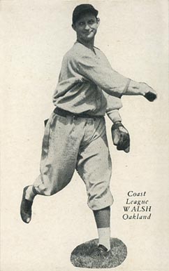 1932 Zeenut Pacific Coast League Walsh # Baseball Card