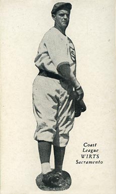 1932 Zeenut Pacific Coast League Wirts # Baseball Card