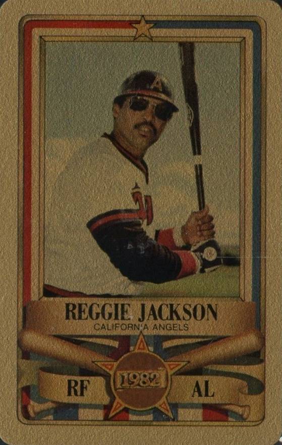 1982 Perma-Graphics All-Star Credit Cards Reggie Jackson # Baseball Card