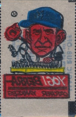 1961 Topps Magic Rub-Offs Yogi Berra # Baseball Card