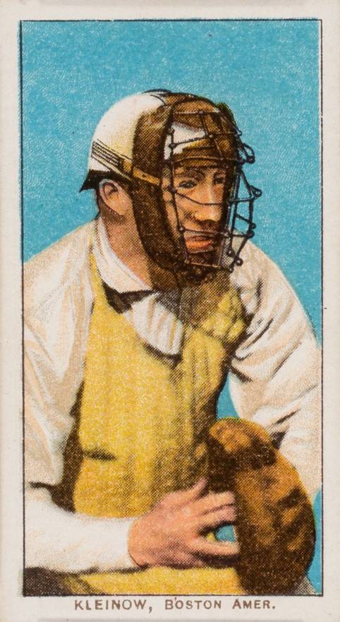 1909 White Borders Old Mill Kleinow, Boston Amer. #255 Baseball Card