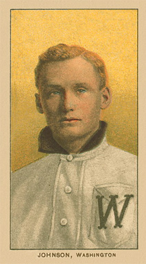 1909 White Borders Ghosts, Miscuts, Proofs, Blank Backs & Oddities Johnson, Washington #236 Baseball Card