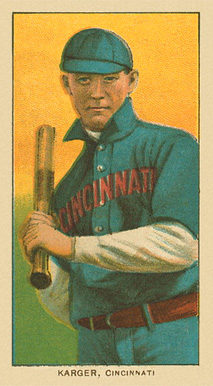 1909 White Borders Ghosts, Miscuts, Proofs, Blank Backs & Oddities Karger, Cincinnati #246 Baseball Card