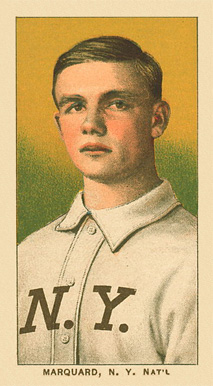 1909 White Borders Ghosts, Miscuts, Proofs, Blank Backs & Oddities Marquard, N.Y. Nat'L #305 Baseball Card