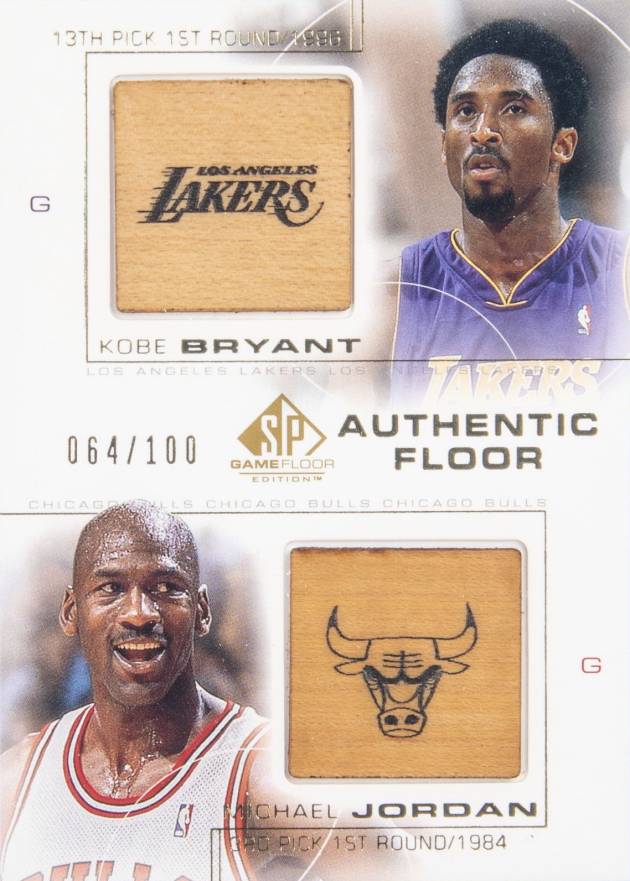 2000 SP Game Floor Authentic Floor Combo Bryant/Jordan #C24 Basketball Card