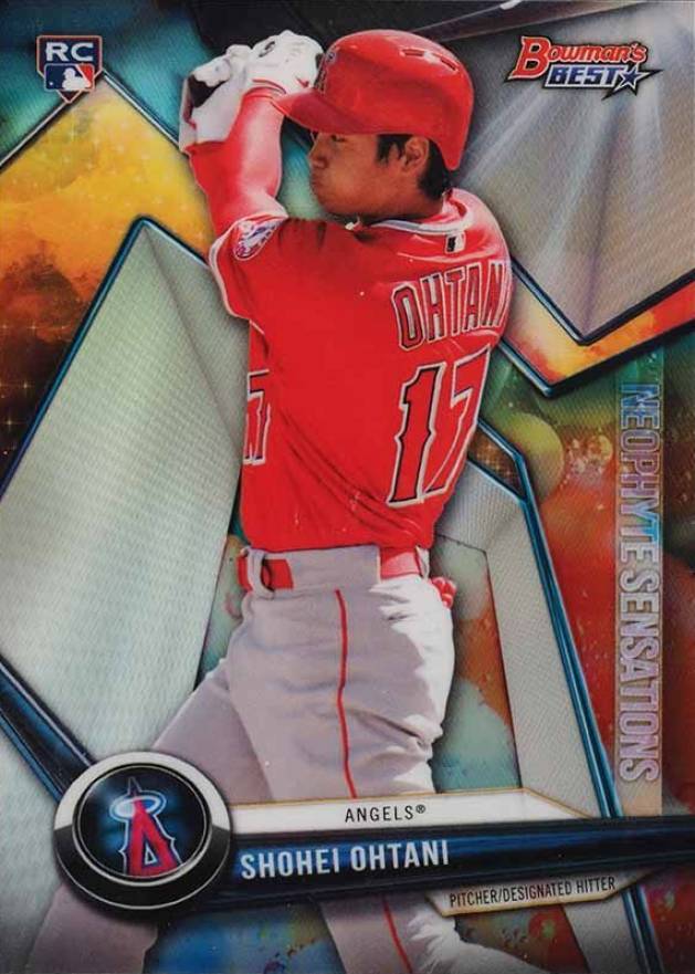 2018 Bowman's Best Neophyte Sensations Shohei Ohtani #NS-SO Baseball Card