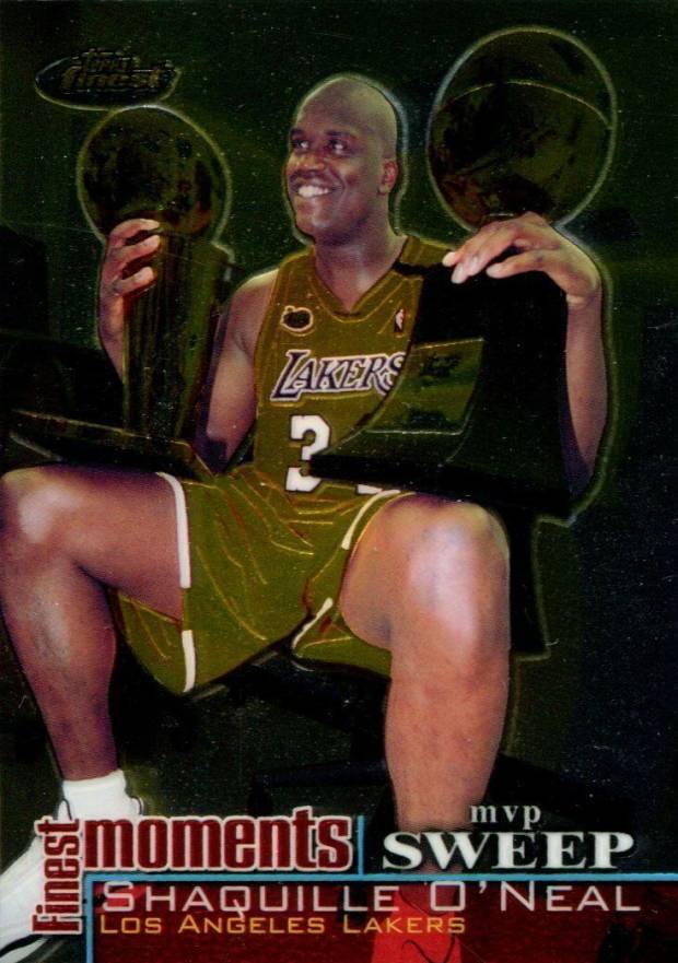 2000 Finest Moments Shaquille O'Neal #FM-SO Basketball Card