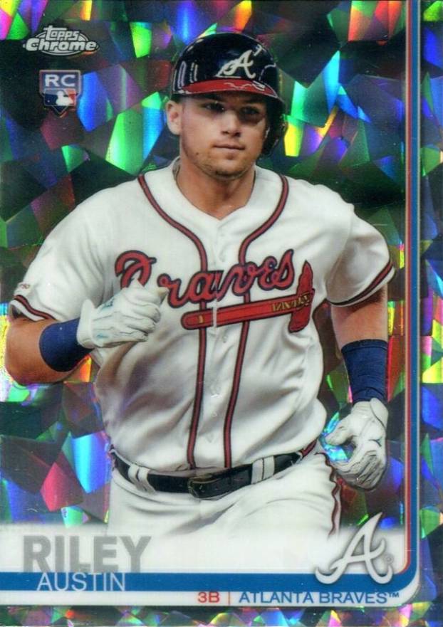 2019 Topps Chrome Sapphire Edition Austin Riley #650 Baseball Card