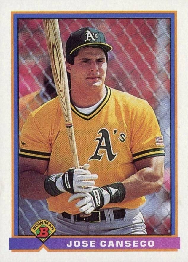 1991 Bowman Jose Canseco #227 Baseball Card